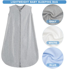 BSTOPPT sleep sack leg space design allows natural movement without kicking off.