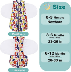 BSTOPPT sleep sack rear-zip design enables easy diaper changes.