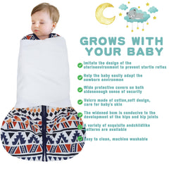 BSTOPT newborn sleep sack TOG 0-5 demonstrates breathable warmth for mild nights