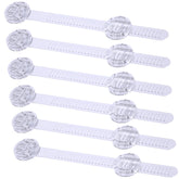 BSTsilver adjustable adhesive strap lock on a cabinet for safe, easy adult access.