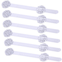 BSTsilver adjustable adhesive strap lock on a cabinet for safe, easy adult access.