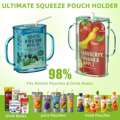 btrfe pouch holder no squeeze upright-puree position supports smooth purees