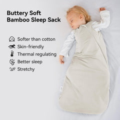 BubblePanda sleep sack shows 2-way zipper for easy diaper changes
