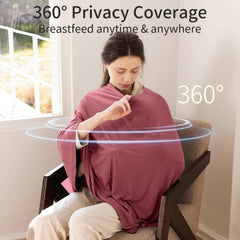 BubblePanda nursing cover lightweight drape ready to wear