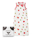 BubblePanda sleep sack in soft bamboo rayon fabric for gentle, comfy sleep.