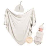 BubblePanda rayon bamboo swaddle blanket soft texture for gentle newborn comfort.