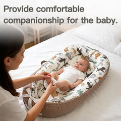 Bubbyhuts cover removable feature showing quick machine-washable care and two looks.
