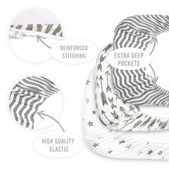 Easy-care Bublo Baby sheet remains vibrant after multiple washes.