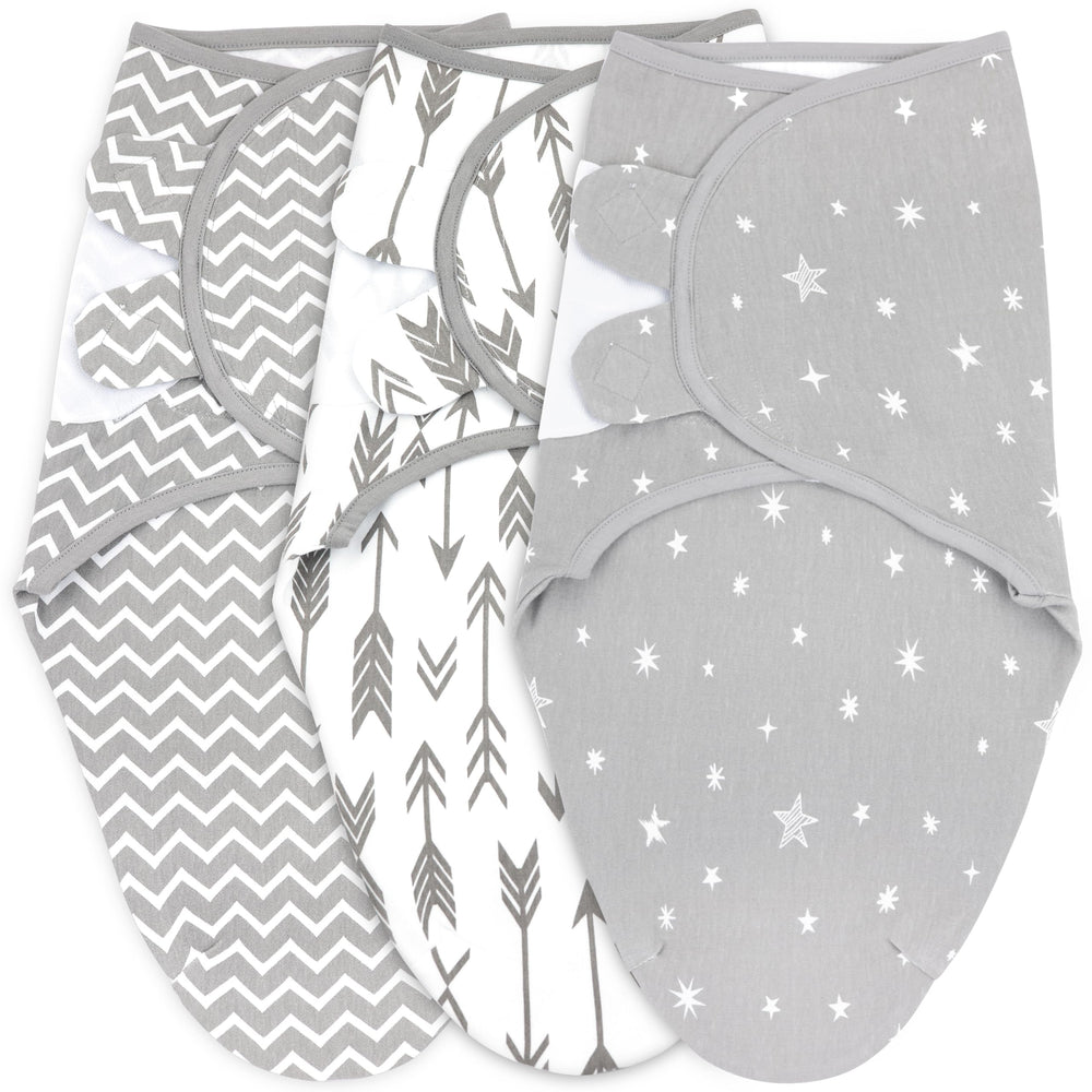 Bublo Baby Galaxy swaddle 01 promotes calm, snug sleep.