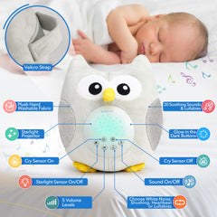 Bubzi Co lullabies and white noise create a calming sleep environment.