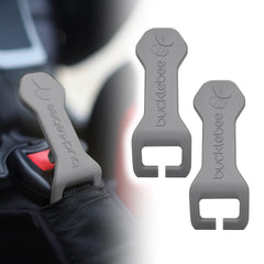 Bucklebee easy buckle release aid gray pack 2 for quick unbuckling.
