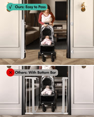 BuddyZone 34-inch tall mesh gate ready for busy households.