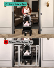 BuddyZone retractable gate double-lock showcases secure closure
