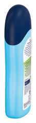 Bübchen shampoo close-up on hair strands during cleansing.