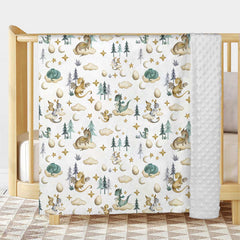 Buerhanerry Dragon Blanket back dotted texture offers gentle tactile comfort