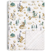 Buerhanerry Dragon Blanket front dragon design for playful visuals and warmth
