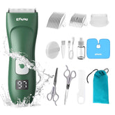 Bufccy baby hair clippers 13-piece kit for gentle grooming.