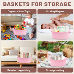 Bufims storage-organization basket corner demonstrates clutter-free living and easy access.