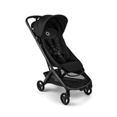 Bugaboo Butterfly 2 in ultra-compact fold ready for overhead storage during travel.