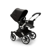 Bugaboo Donkey 5 Mono front view, versatile seating for growing families.