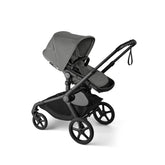 Bugaboo Kangaroo Moon Grey all-terrain stroller, front view for family adventures.