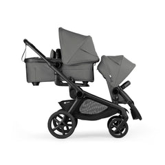 Bugaboo Kangaroo Moon Grey seat attaches easily for quick setup