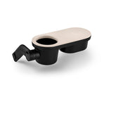 Bugaboo snack tray lid keeps snacks secure during bumpy rides.