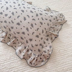 Toddler crib-size BuLuTu pillowcase 14x20 inches on pillow