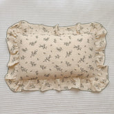 BuLuTu cute floral toddler pillowcase with hyacinth pattern, gentle bedtime comfort.