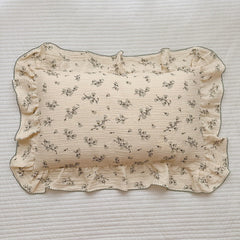 BuLuTu cute floral toddler pillowcase with hyacinth pattern, gentle bedtime comfort.