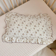 BuLuTu Floral Toddler Pillowcase with crapemyrtle pattern for stylish nursery decor