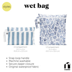 Bumkins Roamio two-pack organizes diapers, toiletries, and swimwear during trips.