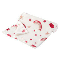 Bunnikins & Clover floral print blanket adds color to crib time and inspires imaginative play