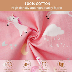 Bunnikins & Clover pillowcase 13x18 fits snugly for tidy toddler bedding