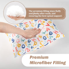 Balanced filling provides gentle neck and head support for toddlers.