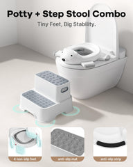 Bunwag potty seat with clip and anti-slip feet for stable training
