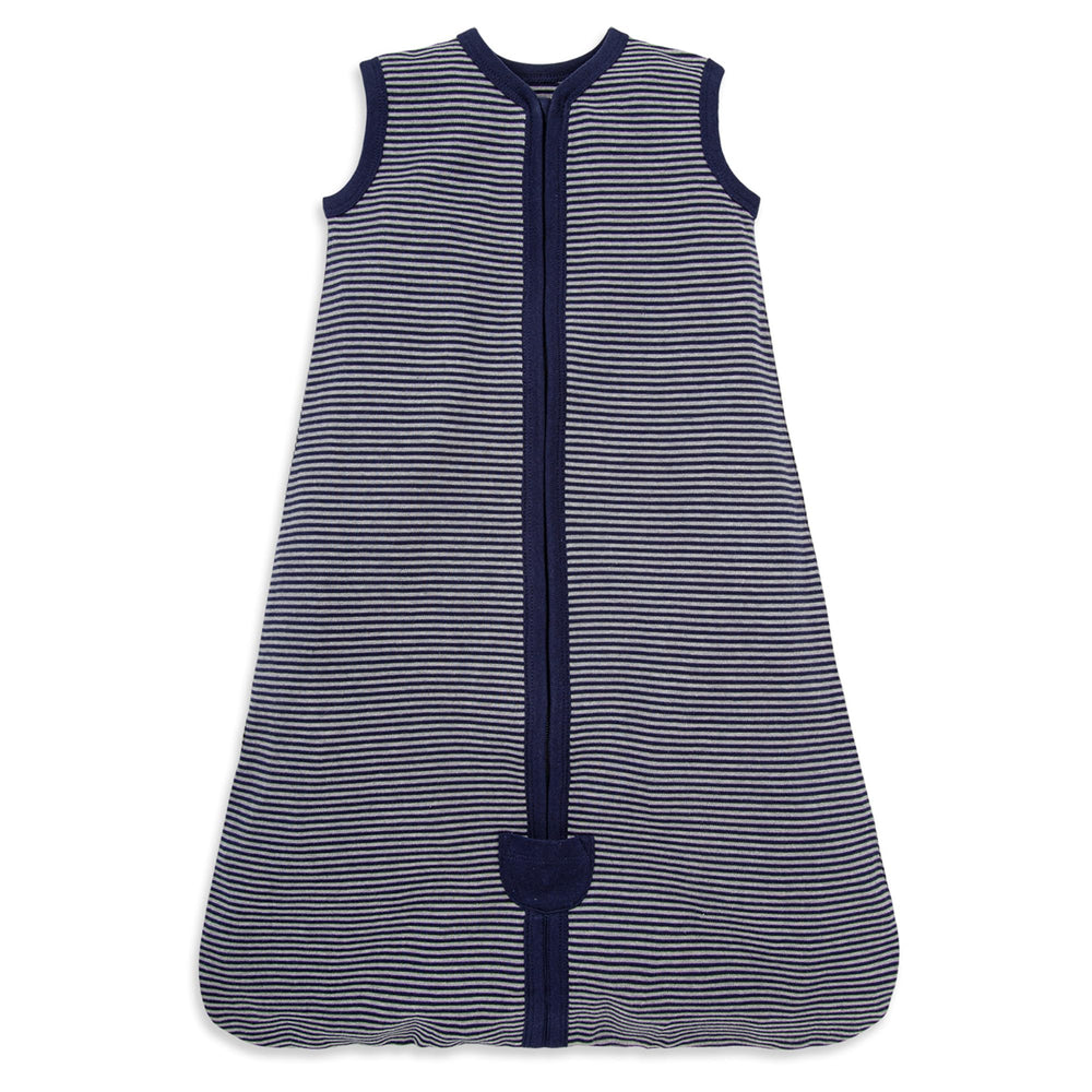 Burt's Bees Baby Beekeeper 0.5 TOG wearable blanket provides breathable warmth for newborn sleep.