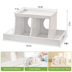 Busidhji diaper caddy interior with multi-compartment organization