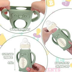 BUSOHA MAM sleeve with grip handle eases holding for parents.