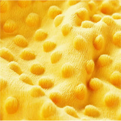 BUTTZO Bee Minky Blanket ultra-soft fabric for gentle baby skin