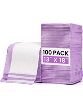 Buyockss baby disposable changing pad pack shot shows convenient 100-pack for on-the-go changes.