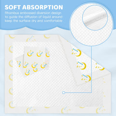 Buyockss changing pad with super-absorbent core to keep dry skin
