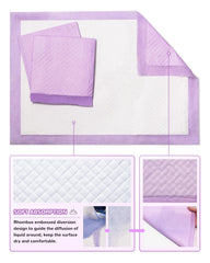Buyockss waterproof backsheet image emphasizes mess-free protection on beds and changing tables.