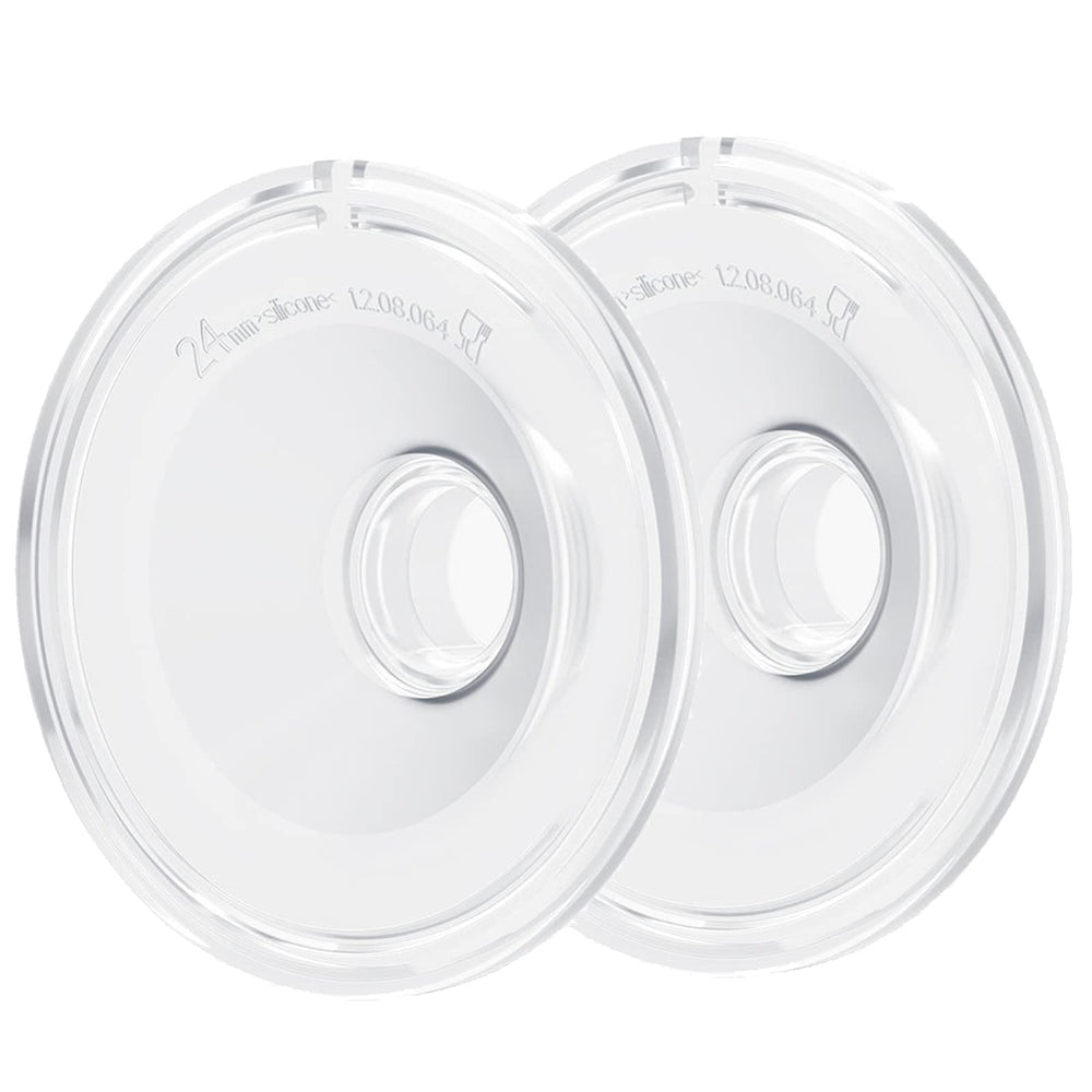 Bwcece 24mm flange insert close-up showing compatibility with S9 Pro for comfortable pumping