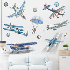 BWCXXZH watercolor monoplane wall sticker brightens a playful kids room