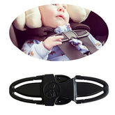 BxuanW seat chest harness clip closeup in black shows durable construction for secure car rides
