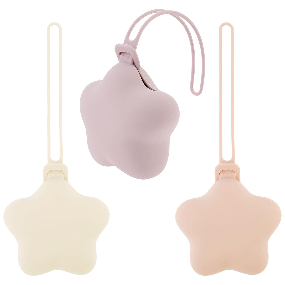 BXUYAOXMC pacifier holder case in rose protects pacifier on the go