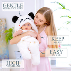 BYDOOO Ultra-soft plush fibers gentle on delicate newborn skin during naps.