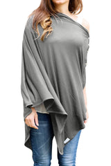 Byrd & Blume maternity cover closeup, showcasing soft fabric for gentle feeding privacy.
