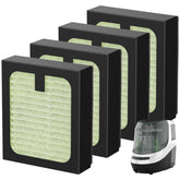 Cabiclean 4-pack HEPA filter for Baby Brezza Pro enhances filtration